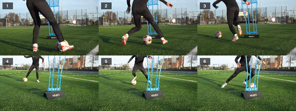 Skill Moves – left classical feint right inside touch