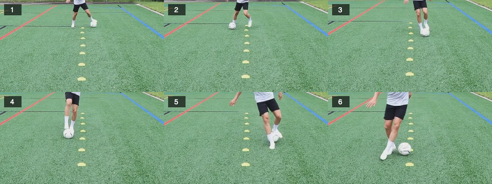 Dribbling – L drag push