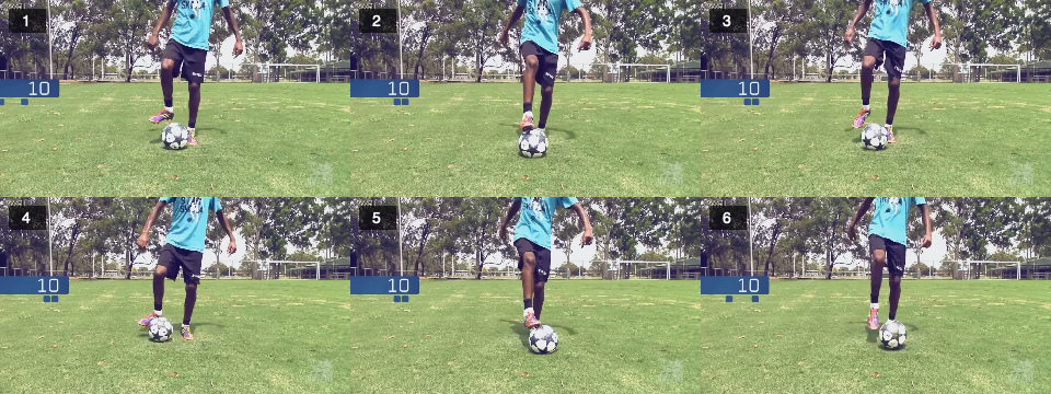 Ball mastery – Right pull push (Open Hip)