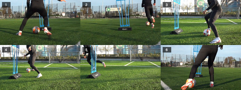 Skill Moves – right classical feint left inside touch