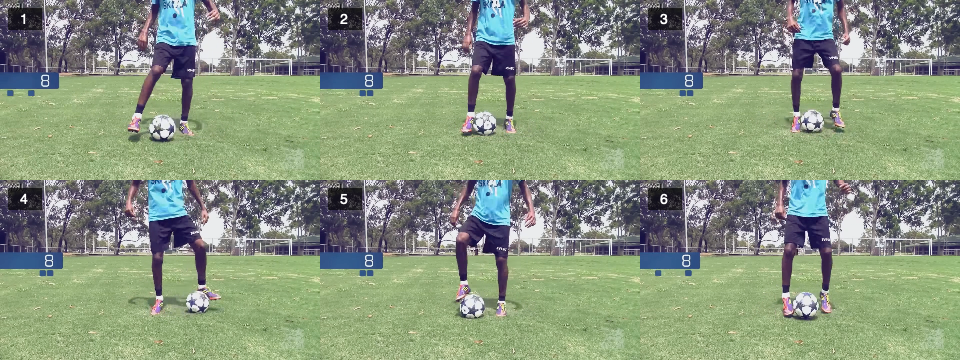 Ball mastery – Sole roll push
